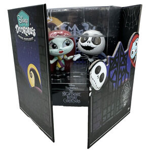 Disney Doorables NIGHTMARE BEFORE CHRISTMAS Grand Entrance JACK & SALLY‎ 3" NEW